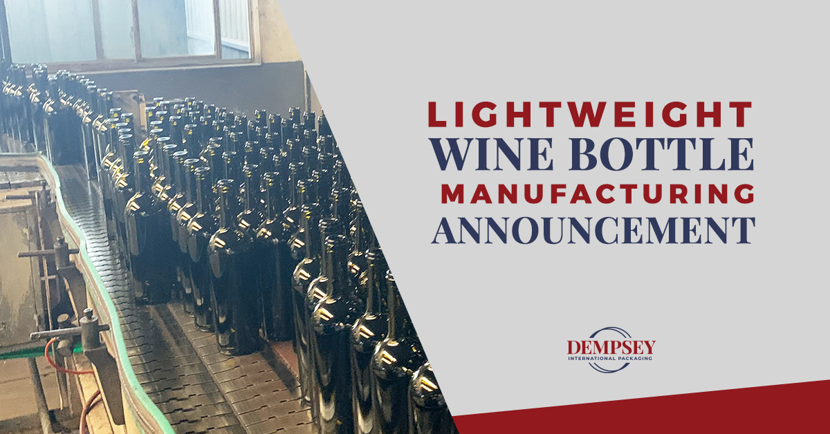 Lightweight Wine Bottle Manufacturing Announcement